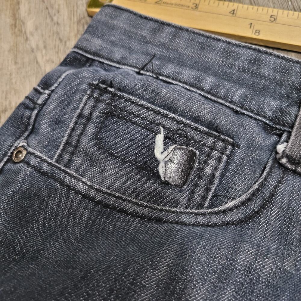 Most Official Seven Jeans Shorts Black Baggy Wide Leg Hip Hop Mens 40x13 Y2k - Picture 9 of 12